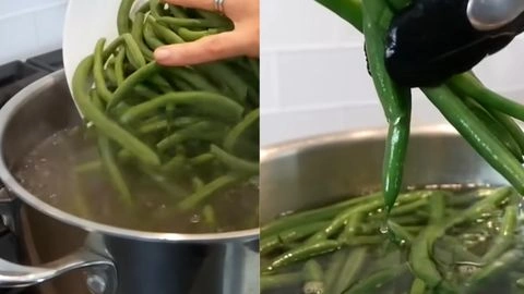 Blanch the Green Beans