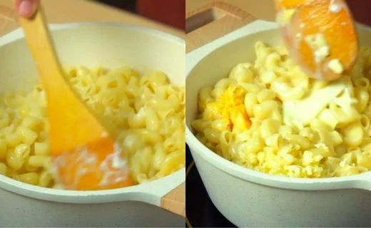 Add Cheese & Flavor & Combine Chicken & Blue Cheese