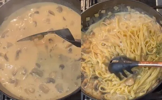 Add the Cream & Assemble the Dish