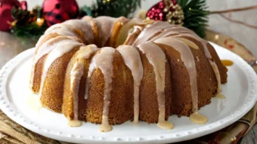 Christmas Eggnog Bread with Rum Glaze Recipe