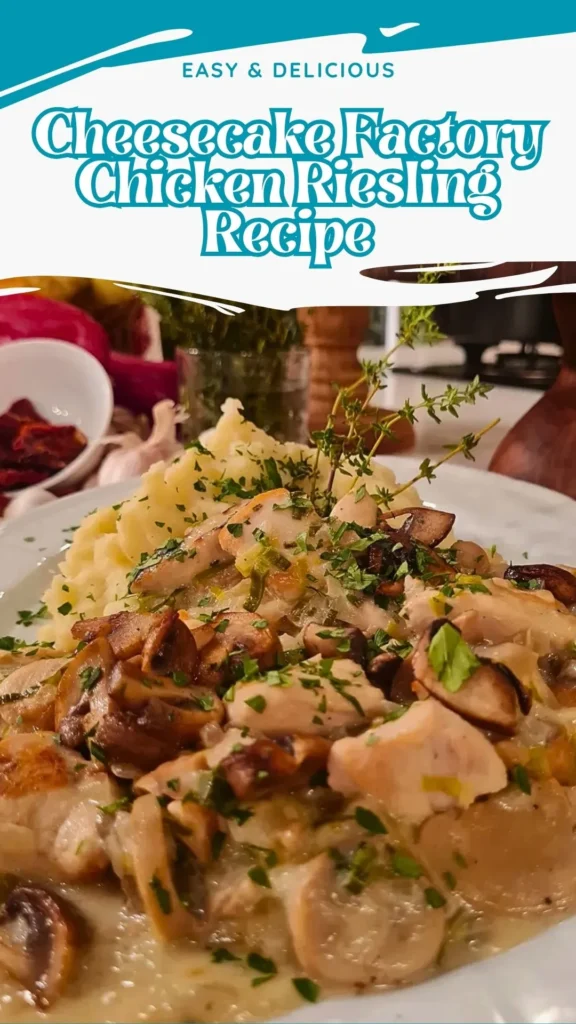 Copycat Cheesecake Factory Chicken Riesling Recipe