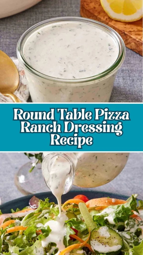 Copycat Round Table Pizza Ranch Dressing Recipe