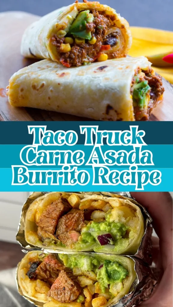 Copycat Taco Truck Carne Asada Burrito Recipe