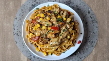 Cowboy Butter Chicken Linguine Recipe