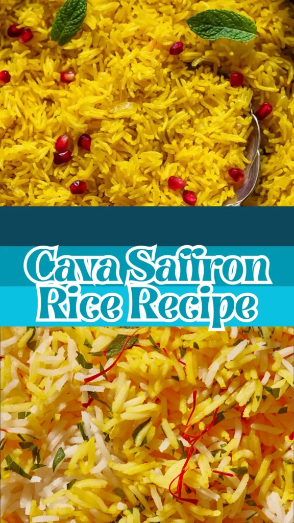 Delicious Cava Saffron Rice