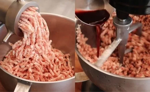 Grind the Beef & Season the Sausage Mixture
