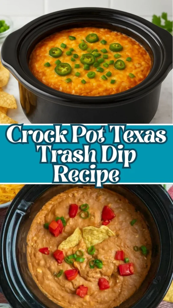 Homemade Crock Pot Texas Trash Dip