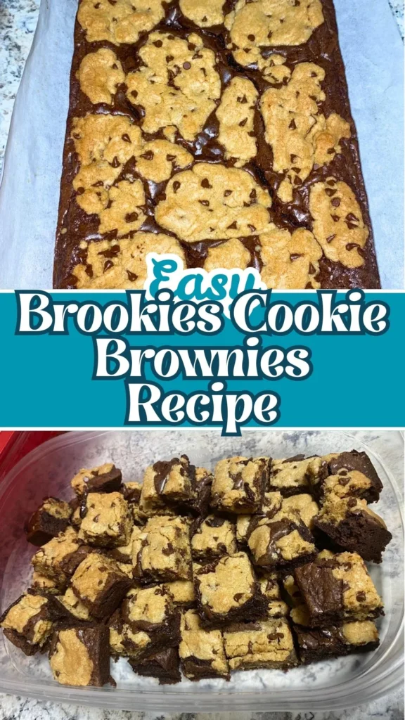 How to make Brookies Cookie Brownies