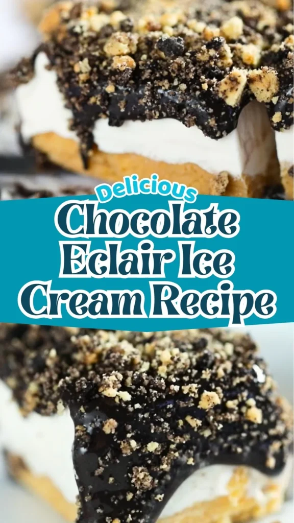 How to make Chocolate Eclair Ice Cream