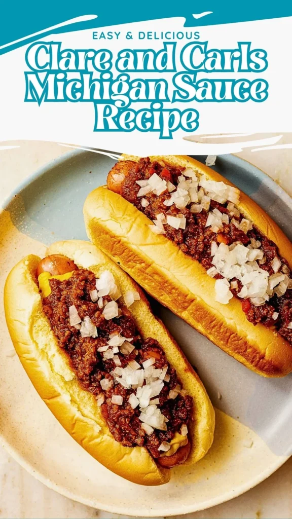 How to make Clare and Carls Michigan Sauce