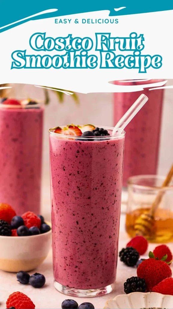 How to make Costco Fruit Smoothie