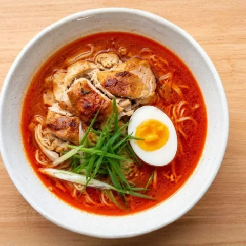 Korean Spicy Chicken Noodles Recipe