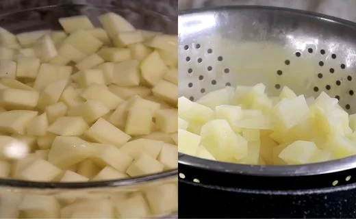 Parboil the Potatoes