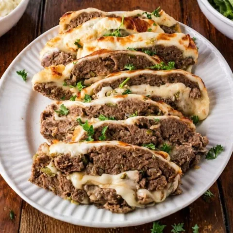 Philly Cheesesteak Meatloaf Recipe
