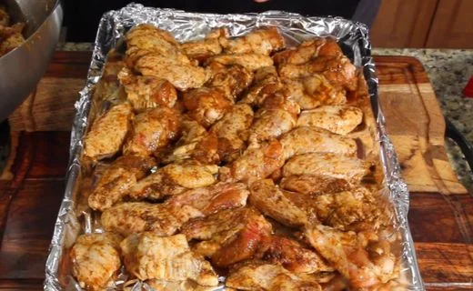Preheat the Oven & Bake the Wings