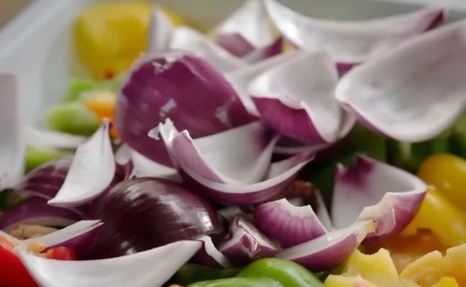 Prepare and Add Red Onions