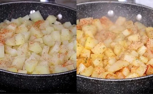 Prepare the Potatoes & Season the Potatoes