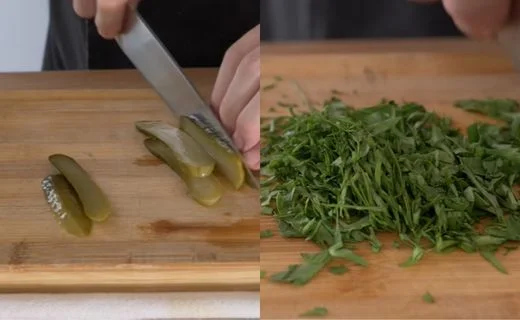 Prepare the Vegetables and Herbs