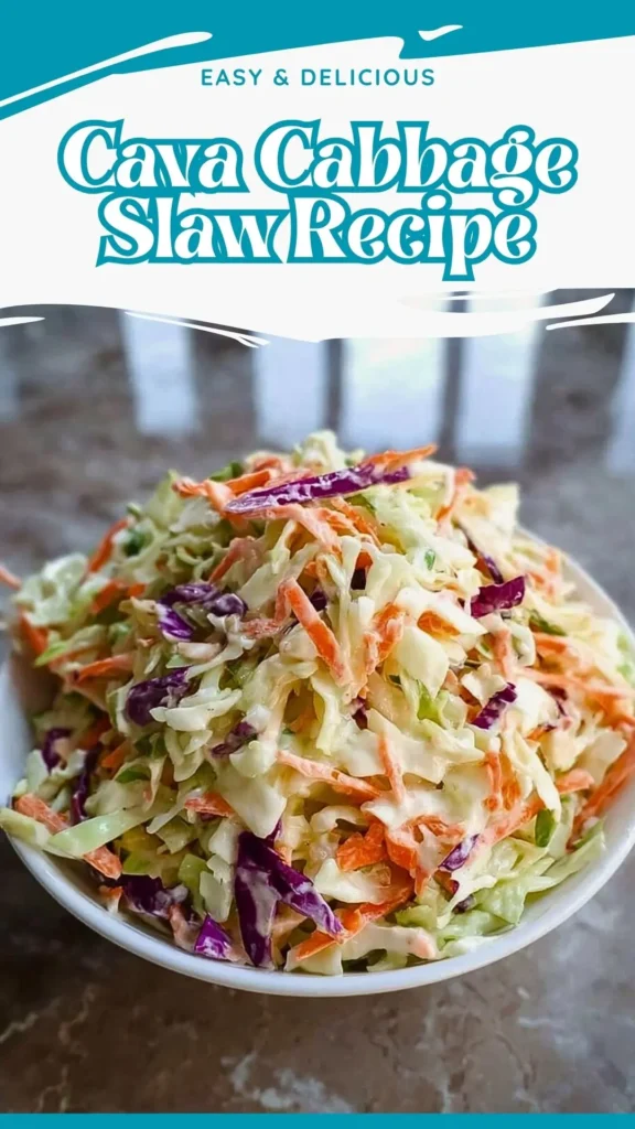 Recipe for Cava Cabbage Slaw