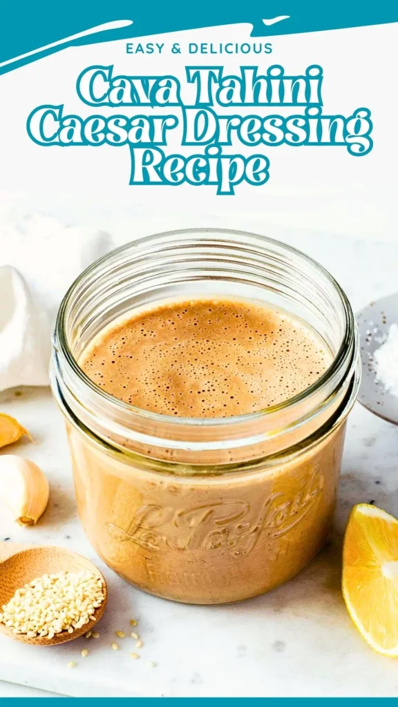 Recipe for Cava Tahini Caesar Dressing