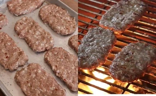 Shape the Patties & Cook the Cudighi Patties